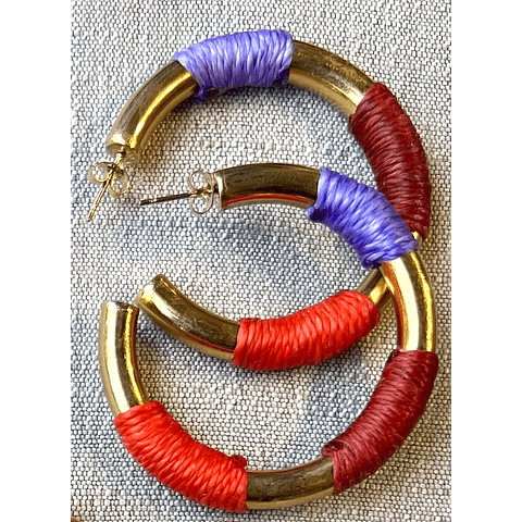 Argolla Acero Tejida