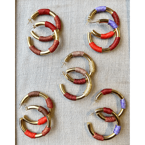 Argolla Acero Tejida