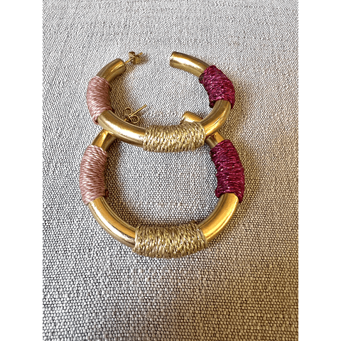 Argolla Acero Tejida