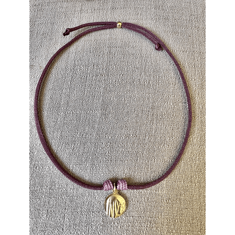 Collares Elasticados Virgen Bronce