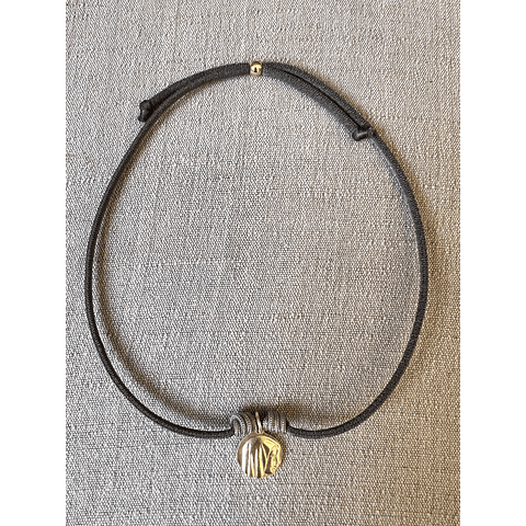 Collares Elasticados Virgen Bronce