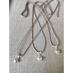 Collar Corazón Plata