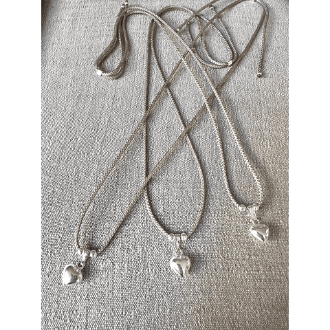 Collar Corazón Plata