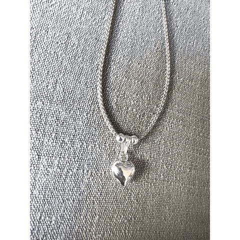 Collar Corazón Plata
