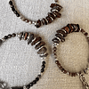 Pulsera OJO DE TIGRE, Piedra Natural y Acero