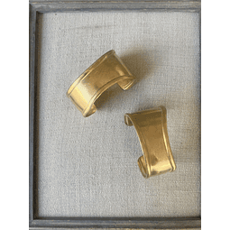 Pulsera Ancha Dorada Opaca