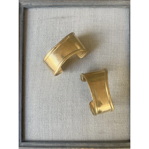 Pulsera Ancha Dorada Opaca