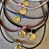 Collares Elasticados Virgen Bronce
