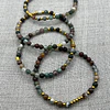 Pulsera Ágatas y Acero  