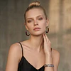 Argolla Plateada Tejida