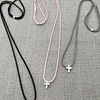 Collares Choker Cruz Plata y Circones 