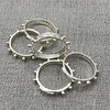 Anillo Denario de Plata Cruz Circones