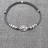 Pulsera Virgen topes plata