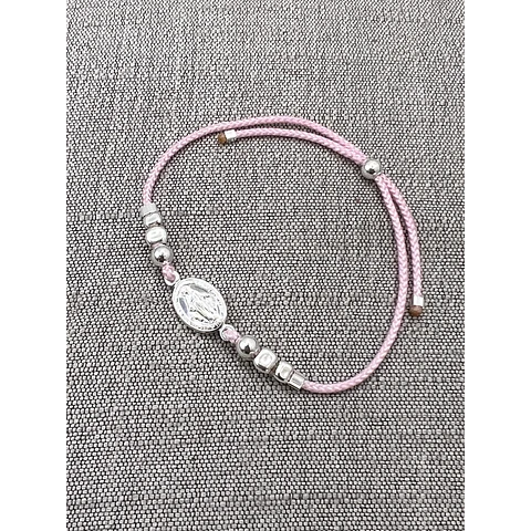 Pulsera Virgen topes plata