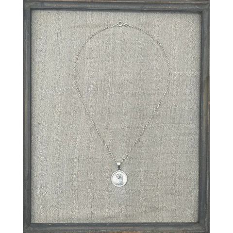 Virgen Niña y Cadena de Plata