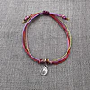 Pulsera Colores Virgen de los Rayos Plata