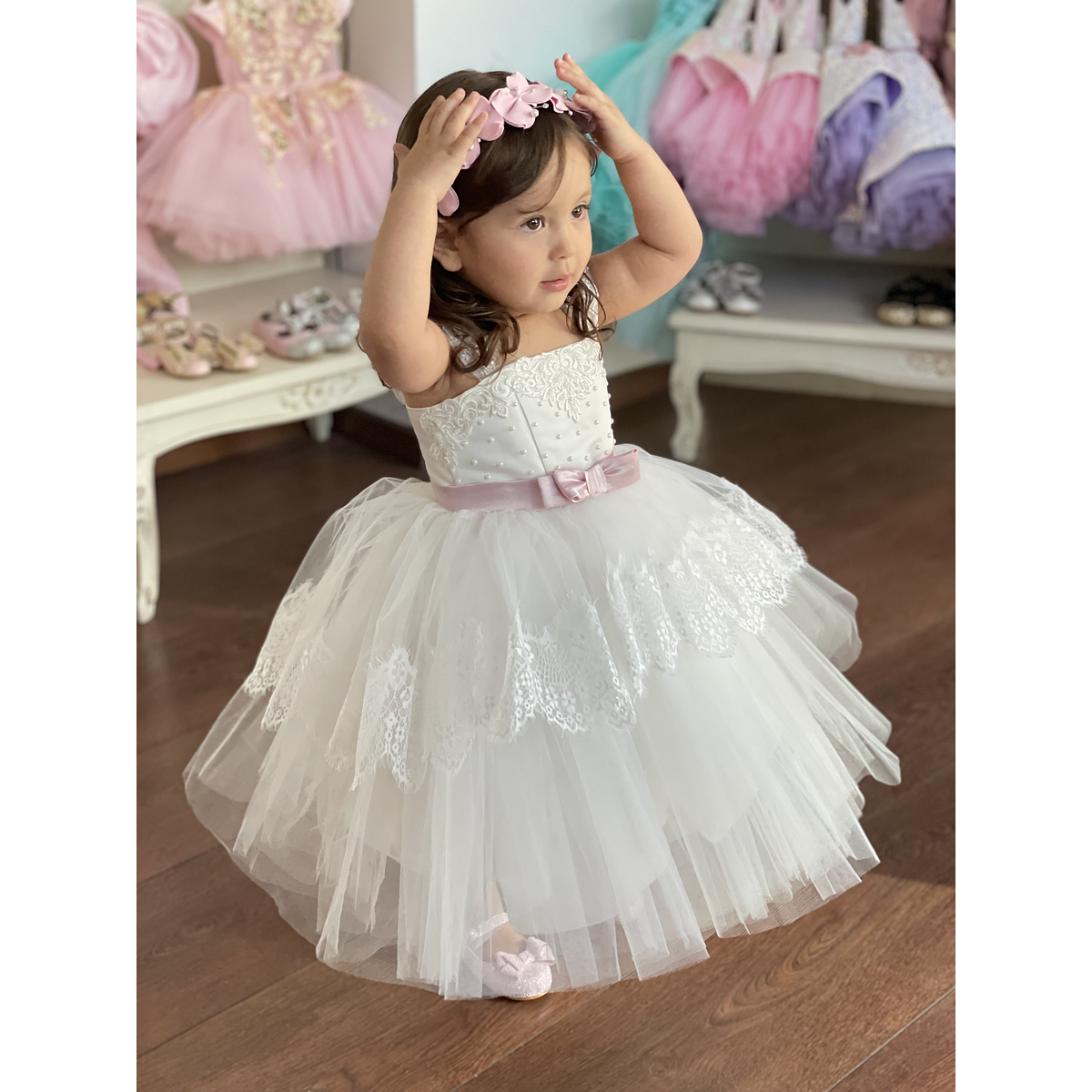 Vestido Bautizo Modelo VK721-002