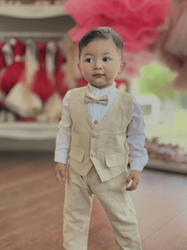 Traje Lino con Gillette 