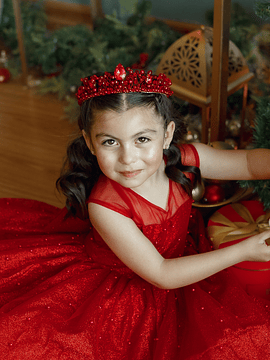 Vestido Minnie Perlitas 