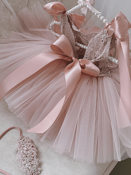 Vestido Anabel Palo de Rosa 