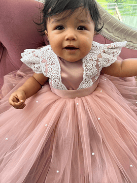 Vestido Lizzy Palo de Rosa 