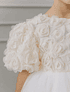 Vestido Flores Ivory