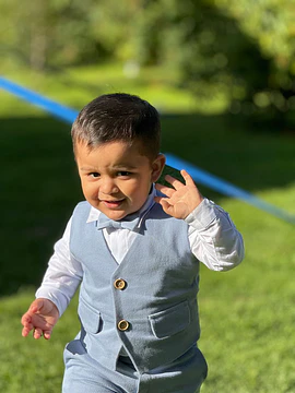 Traje con Gillette 