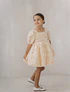 Vestido Flores Mantequilla