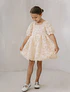 Vestido Flores Mantequilla