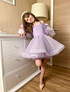 Vestido Lavanda Glitter 