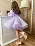 Vestido Lavanda Glitter 