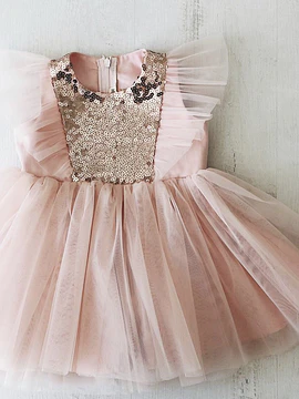 Vestido Elsa Rosa Pastel 
