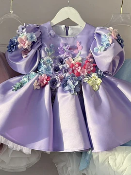 Vestido Lila Flores 
