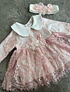 Set Bebe RN Rosa Damasco