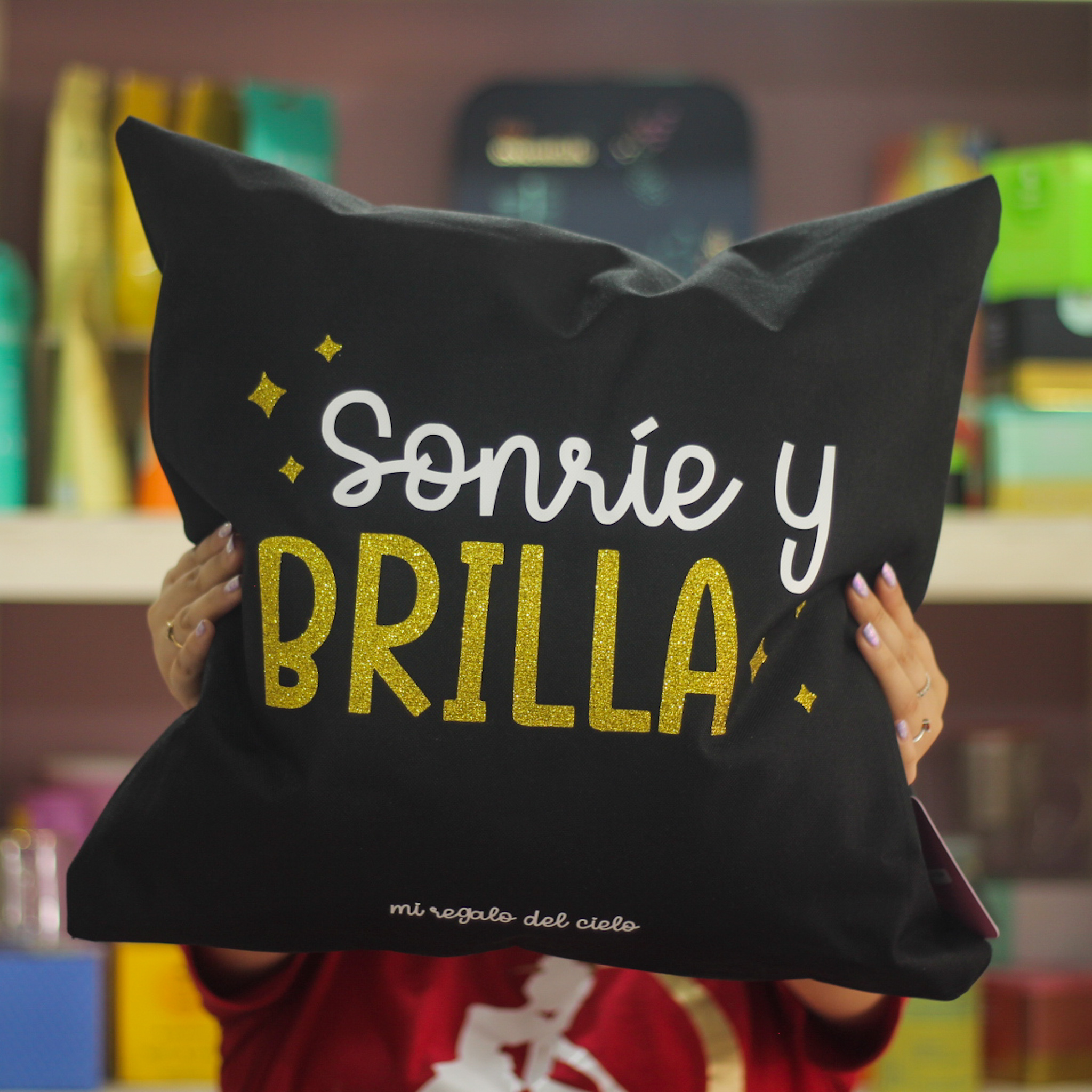 Cojín Sonrie