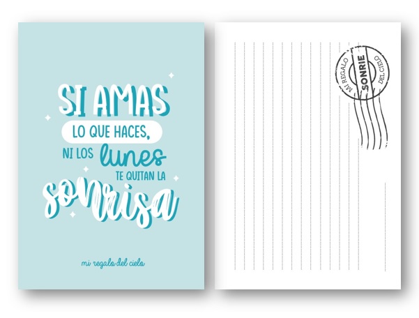 Postal "Lunes"