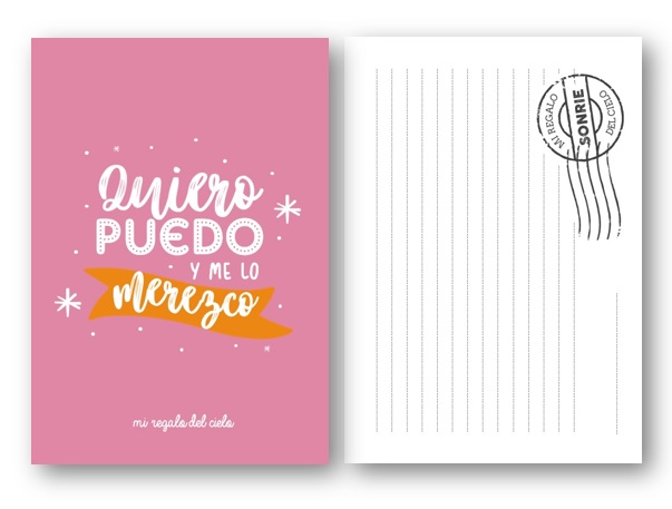 Postal "Merezco"
