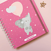 Agenda Pediátrica Elefante Rosa