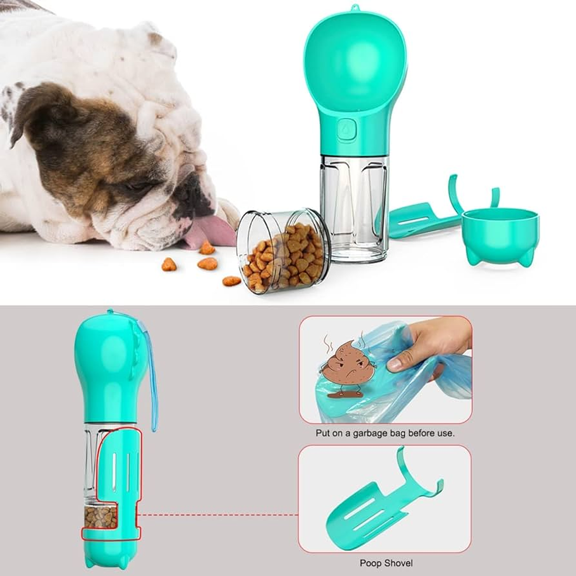 Botella de agua /comida portátil 1