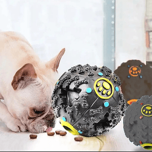 Pelota con fuga de comida 