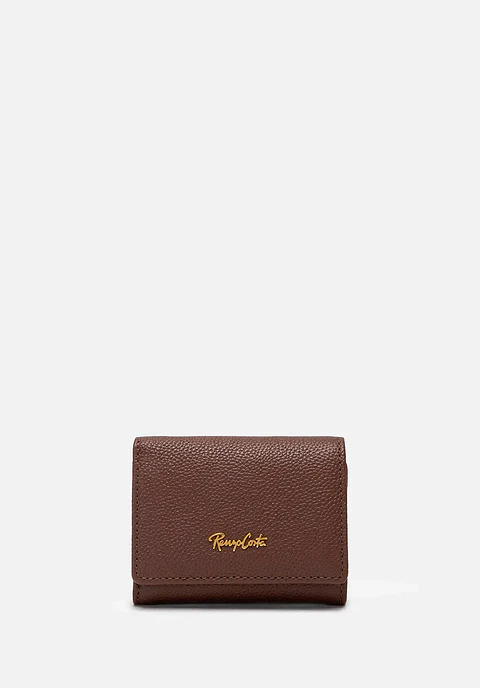 Billetera Grainy Essence Mini en cuero