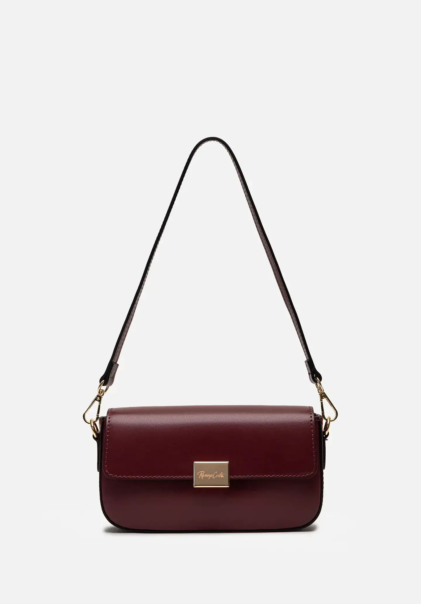 Cartera Studio Baguette en cuero 1