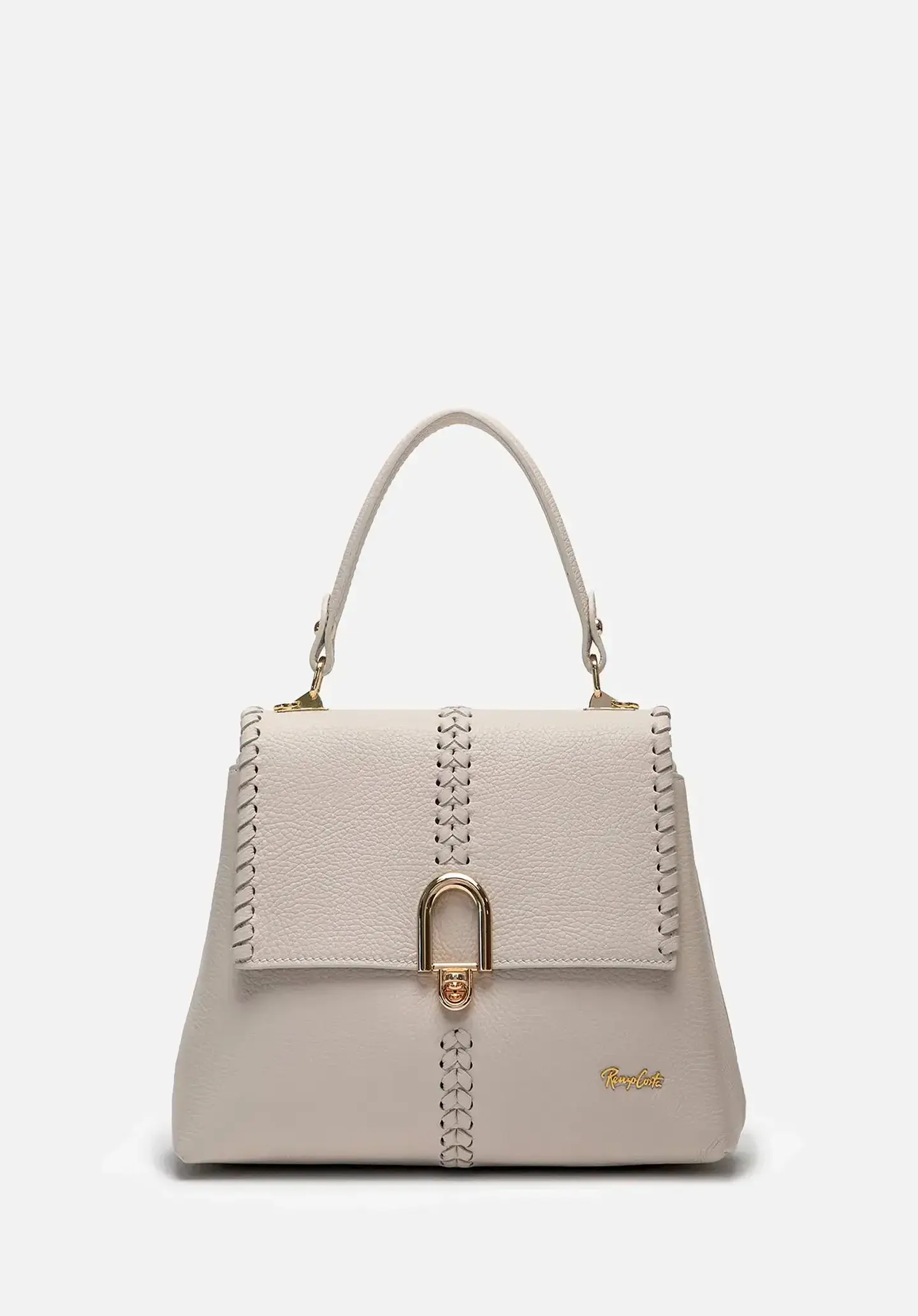 Cartera Espiga Satchel en cuero 1