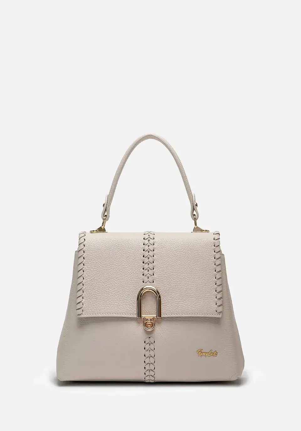Cartera Espiga Satchel en cuero 1
