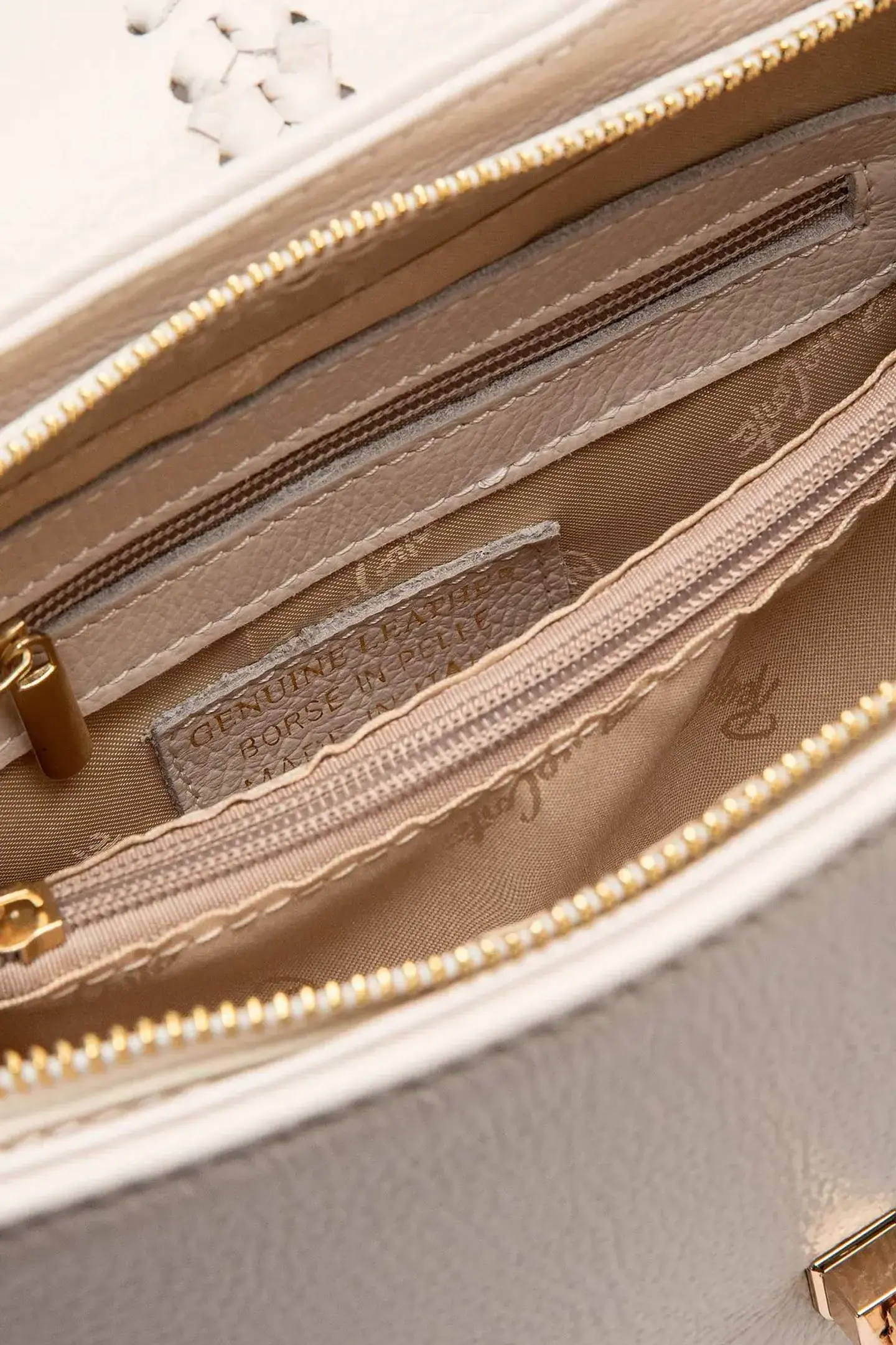 Cartera Espiga Satchel en cuero 5
