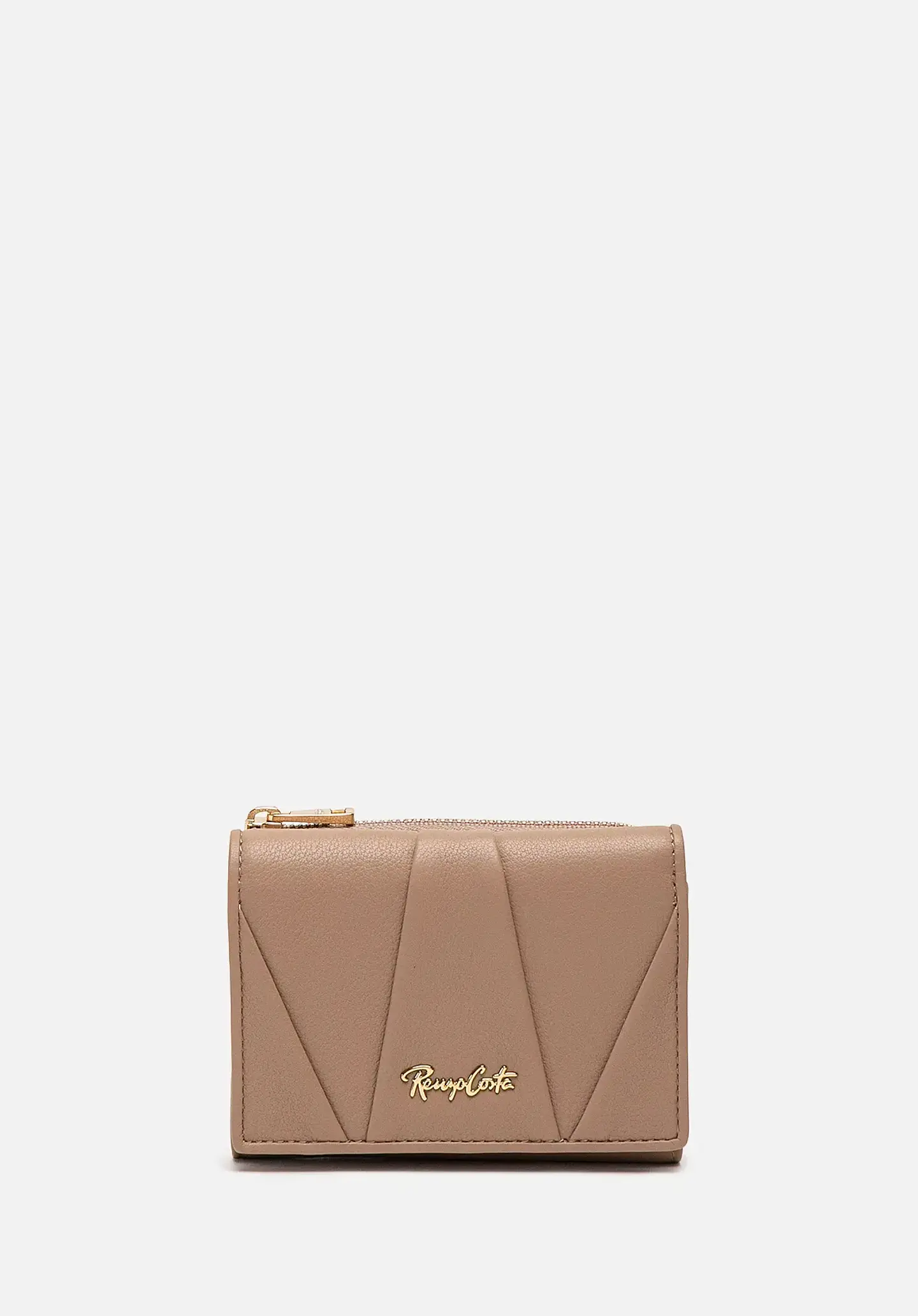 Billetera Plissé Mini en cuero 1