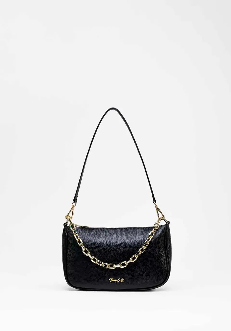 Cartera Nives en cuero con cadena 1