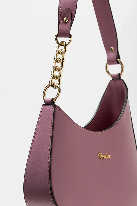 Cartera Hobo en cuero con cadena II