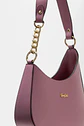 Cartera Hobo en cuero con cadena II - Miniatura 2
