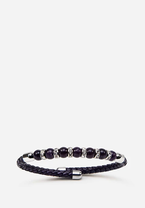 Pulsera Shine en cuero